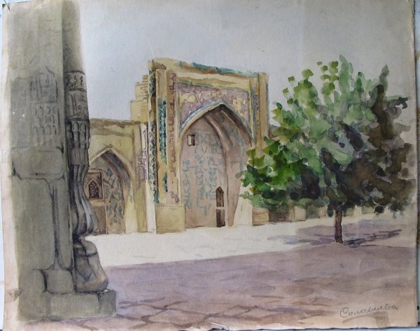 Регистан Самарканд вектор