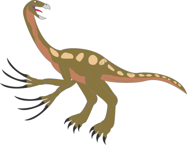 Теризинозавр нарисовать