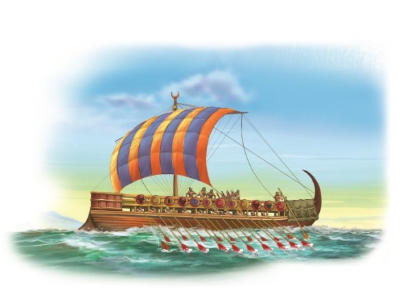 Финикийский бирема для кораблей