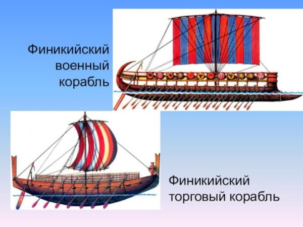 Торговый корабль финикийцев