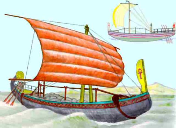 Финикия корабль рисунок