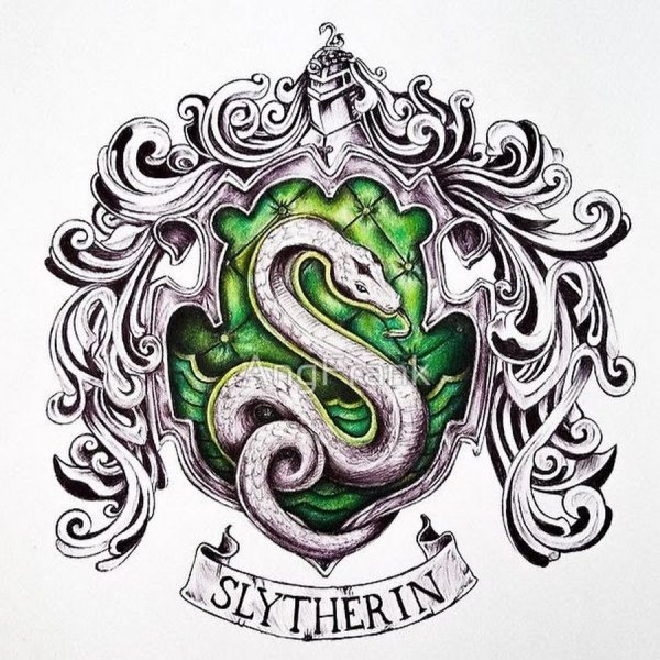 Герб Гарри Поттер Слизерина