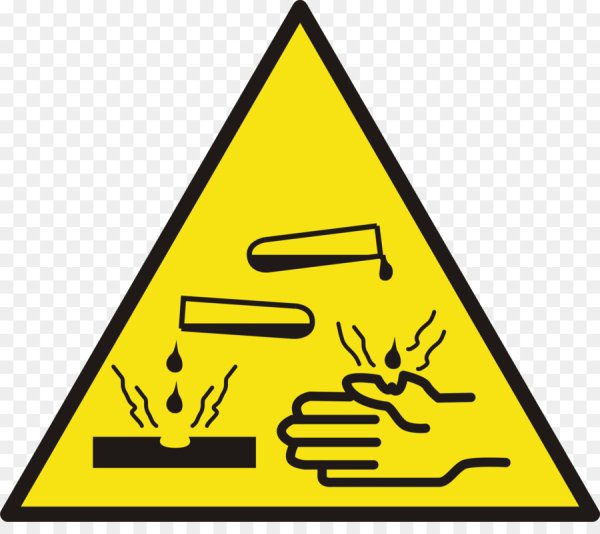 Осторожно едкие вещества