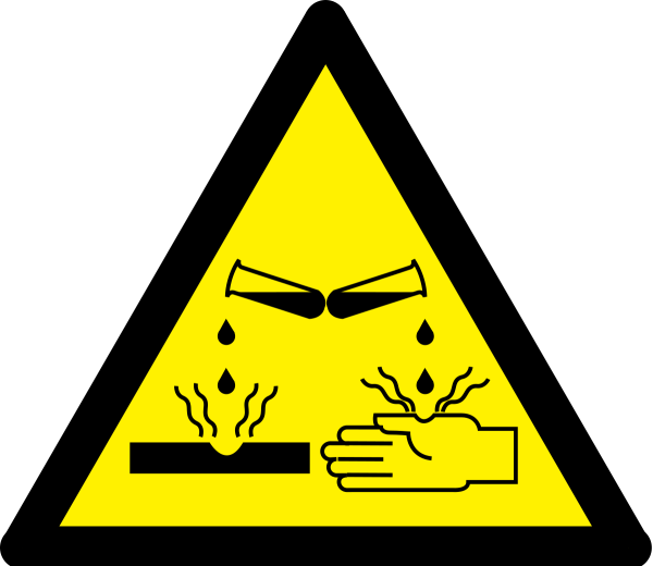 Опасно едкие и коррозионные вещества