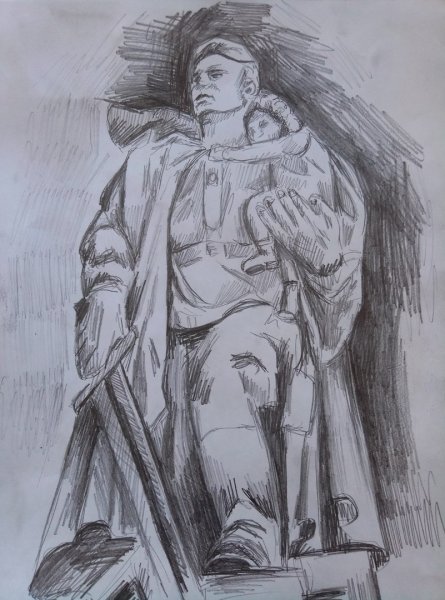 Рисунок на тему неизвестный солдат