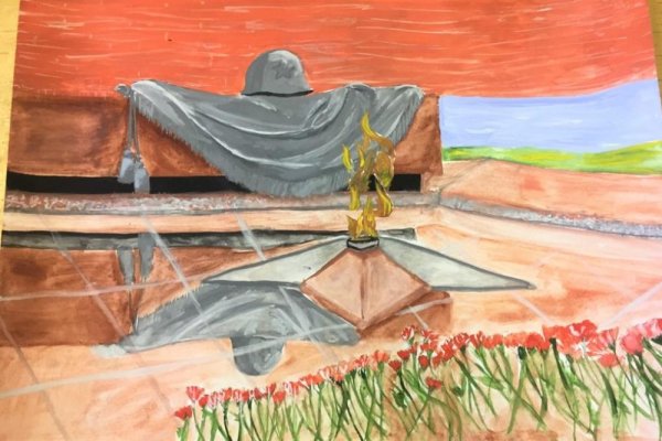 Рисунок на военную тематику