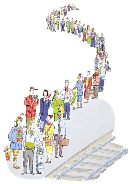 Очередь человечки