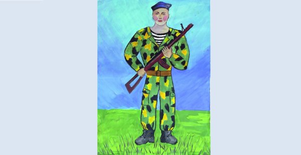Рисование солдат