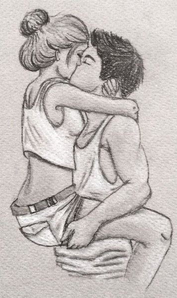 Рисунки карандашом влюбленные пары