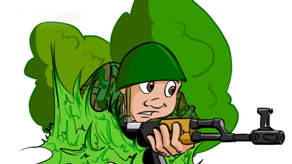 Снайпер мультяшный