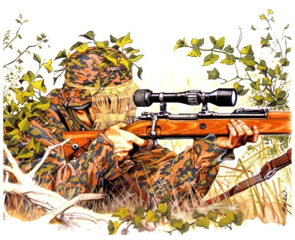 Немецкие Снайперы второй мировой войны