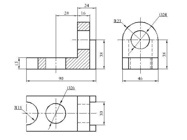 Деталь стойка 733151 чертеж