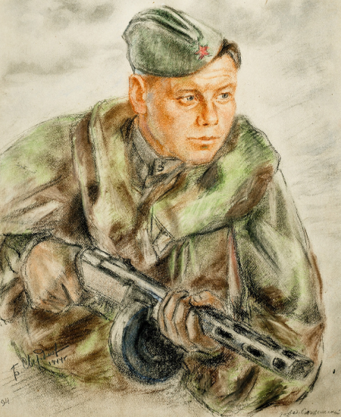Рисунки художников фронтовиков