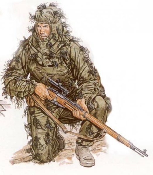 Советский снайпер второй мировой