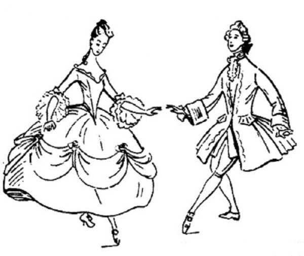 Гавот рисунок