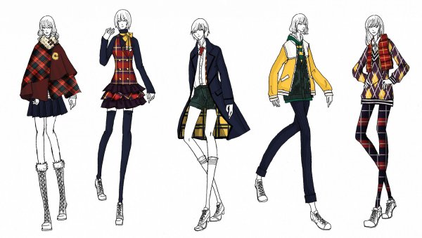 Эскиз повседневной одежды