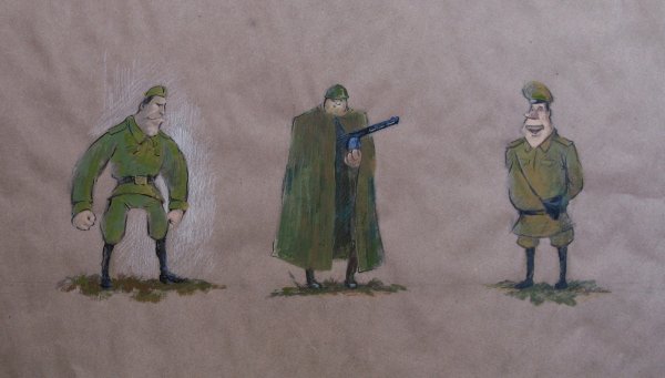 Иллюстрация к сказке Солдатская шинель