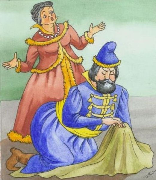 Иллюстрация к сказке Солдатская шинель