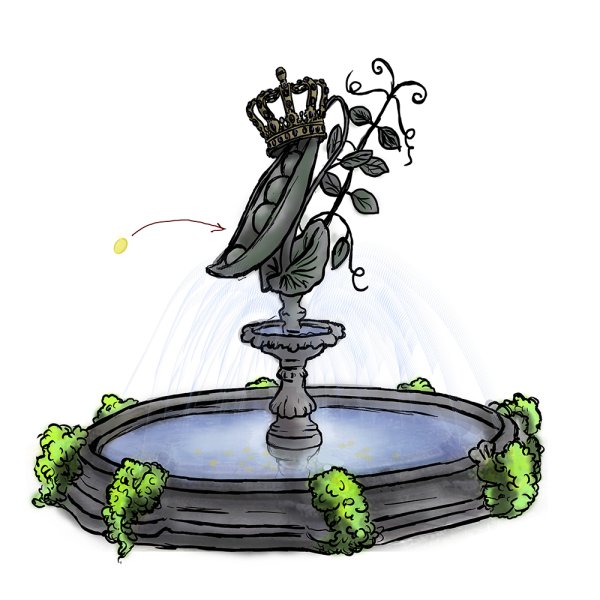 Набросок фонтана