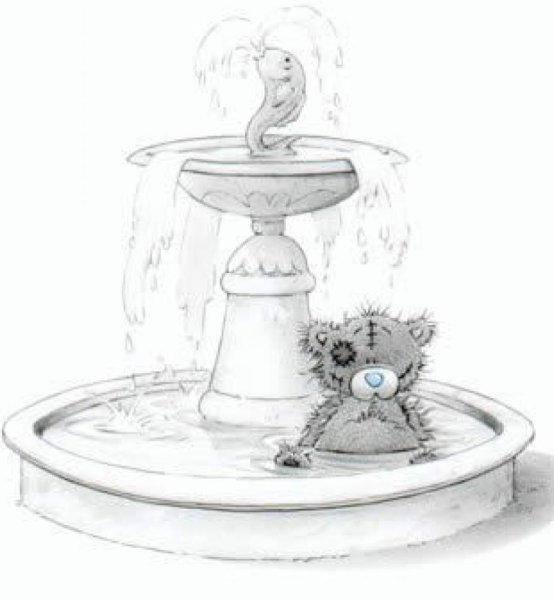 Зарисовка фонтана