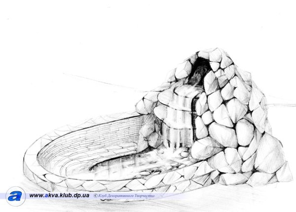 Эскиз фонтана
