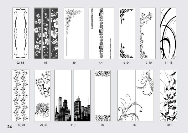 Рисунок пескоструй на зеркале