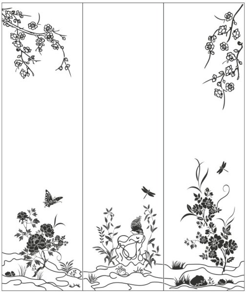 Зеркало с орнаментом