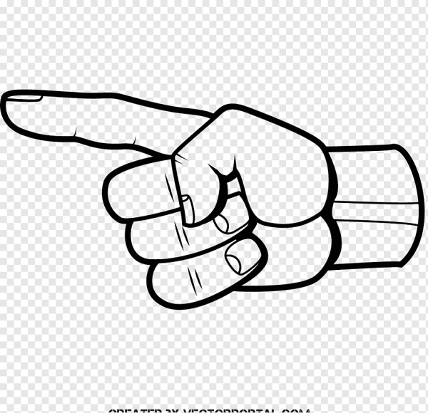 Рука указатель