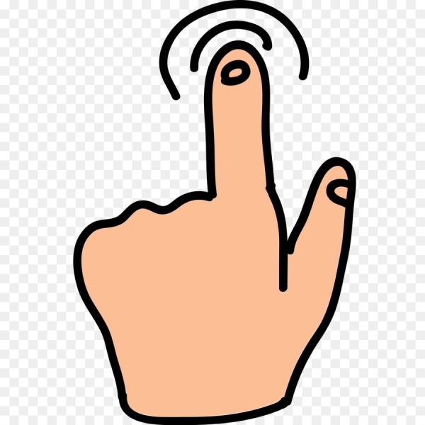 Указывает пальцем