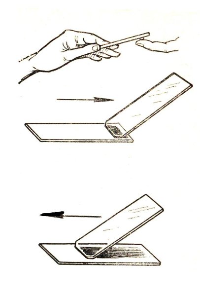 Техника приготовления мазка крови на предметном стекле