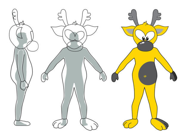 Эскиз ростовой куклы