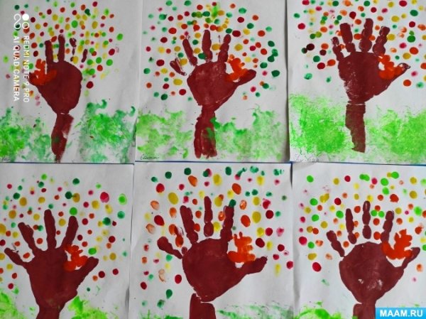 Рисование ладошками и пальчиками