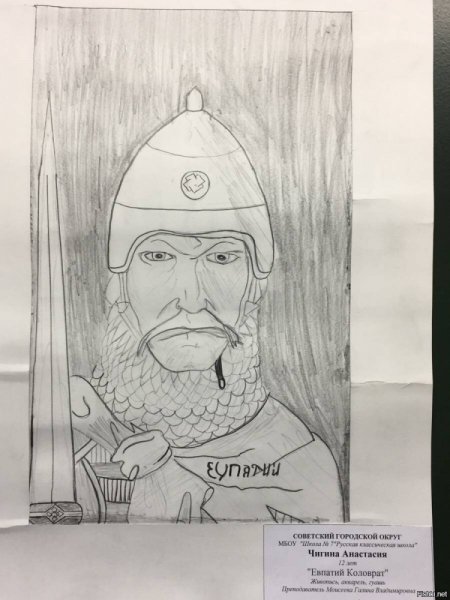 Евпатий Коловрат портрет