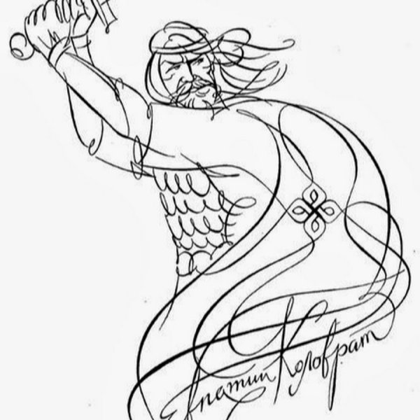 Повесть о разорении Рязани Батыем иллюстрации