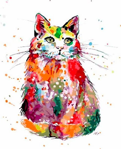 Акварельные коты