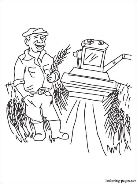 Раскраска комбайнер