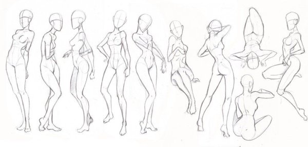 Скетчи тела