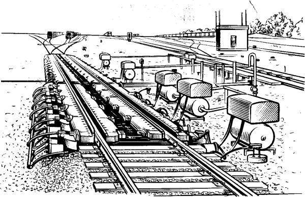 Горочный замедлитель вагонов