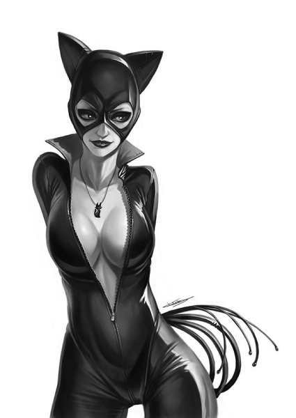 Женщина с кошкой