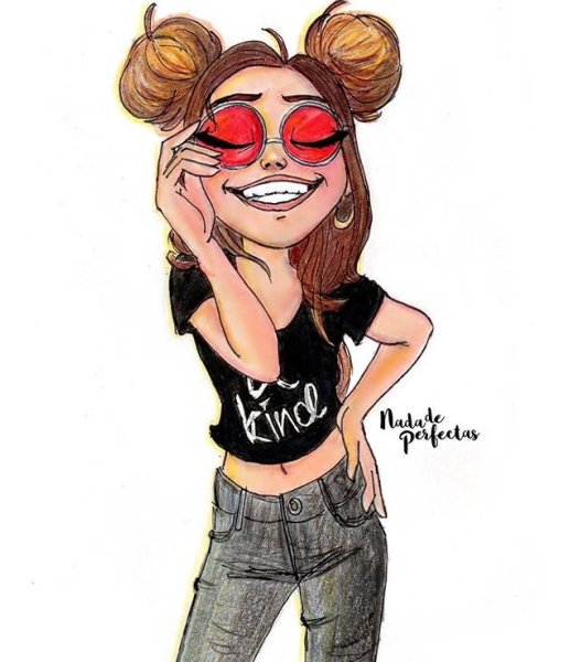 Прикольные мультяшные девочки