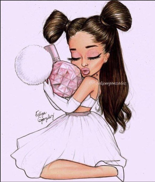 Мультяшна ариана Гранде