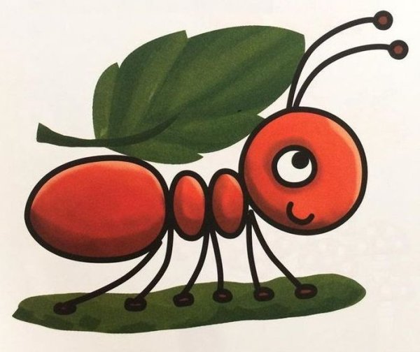 Муравей рисунок для детей