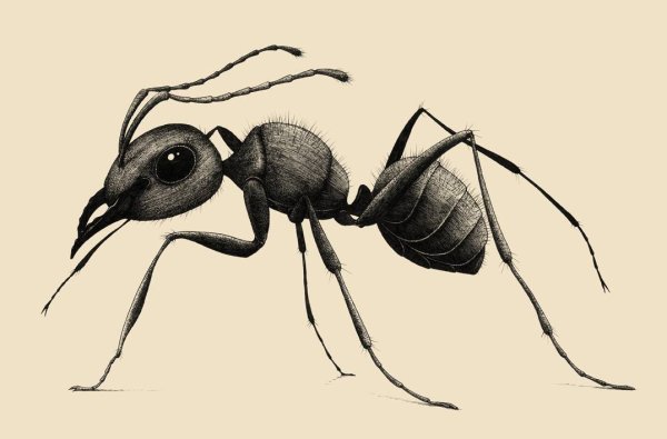 Муравей эскиз
