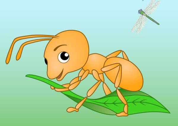 Муравей рисунок для детей