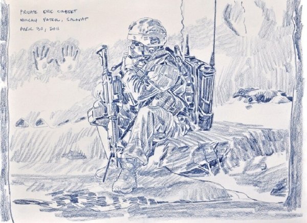 Афганистан война 1979-1989 рисунки карандашом