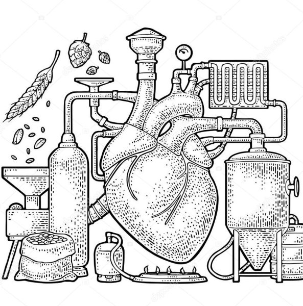 Самогонный аппарат вектор