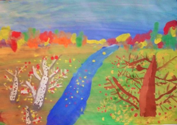 Чайковский осень рисунок