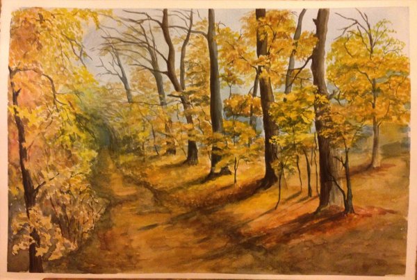 Золотая осень Пастернак картина