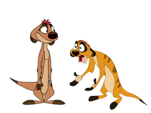 Тимон на белом фоне