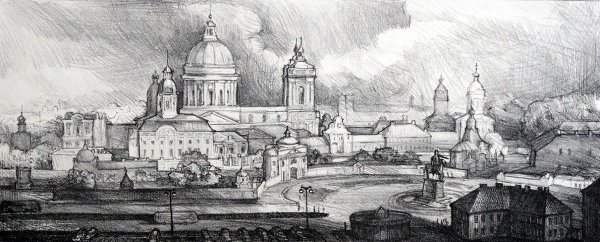 Троицкий собор зарисовки СПБГАСУ